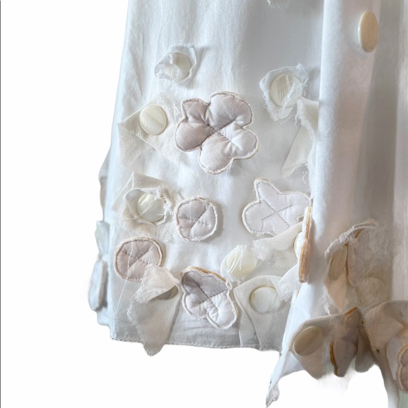 Vintage Fendi Appliqué Flower Dress! made in Italy - Picture 4 of 15